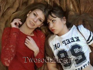 Twosociablegir